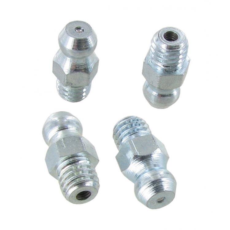 Rechte M6 vetnippels (4 stuks)