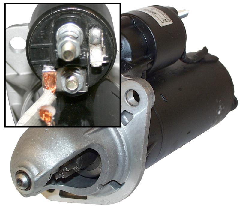 Startmotor, 1.7 kW T25/ T3 bus Diesel