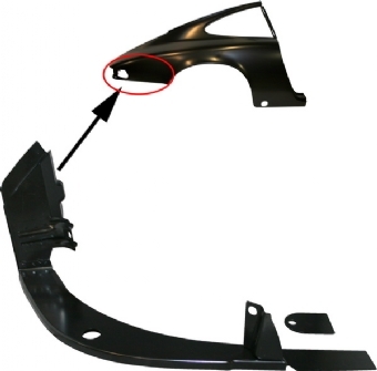 Achterlichtsteun 911 69-73, rechts 90150307423