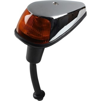 Knipperlicht / richtingaanwijzer met fitting en Pakking, chrome, yellow, links/ rechts 113953041J