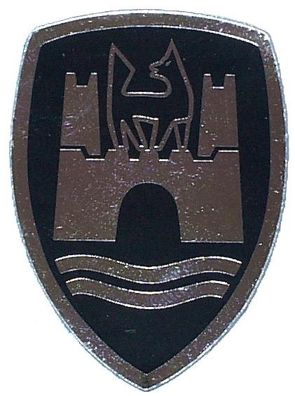 Sticker, Wolfsburg schild, gordel