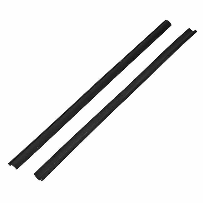 Achter zijruit scharnier rubber (Set). Karmann Ghia (coupe) 8/1971 en later 143847327A