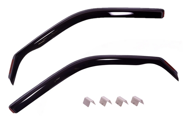 Zijwindschermen T5 / T6 bus smoked