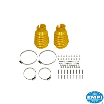 Aandrijfashoes Copolymer deelbaar geel (per paar)