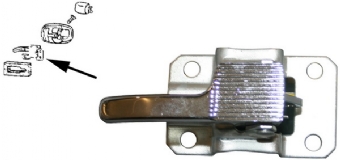 Deurhendel binnenzijde , rechts (bijrijderskant)  113837020B