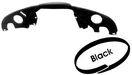 Achterpaneel motor  zwart 