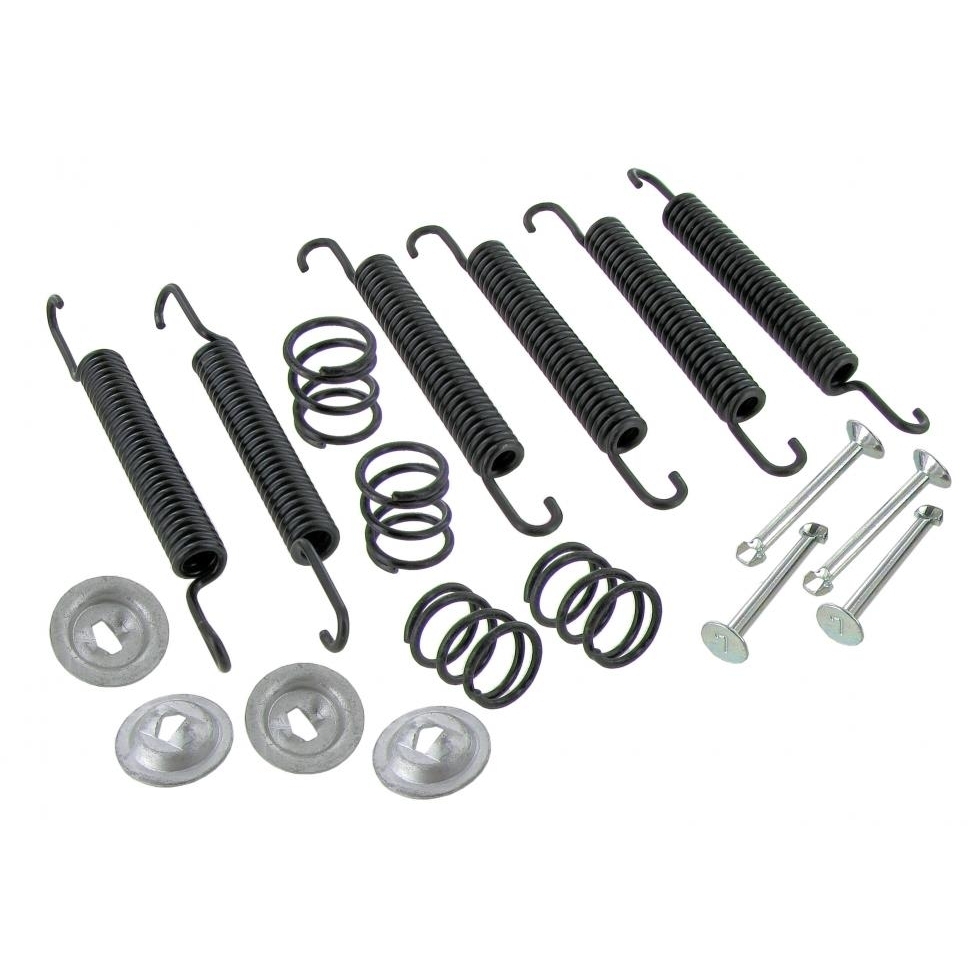 Remschoen montageset inclusief trekveren voor hydraulische remmen