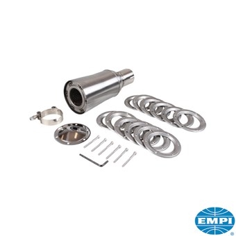 Spark arrestor, 254mm, RVS uitlaat zonder mount, 4" discs