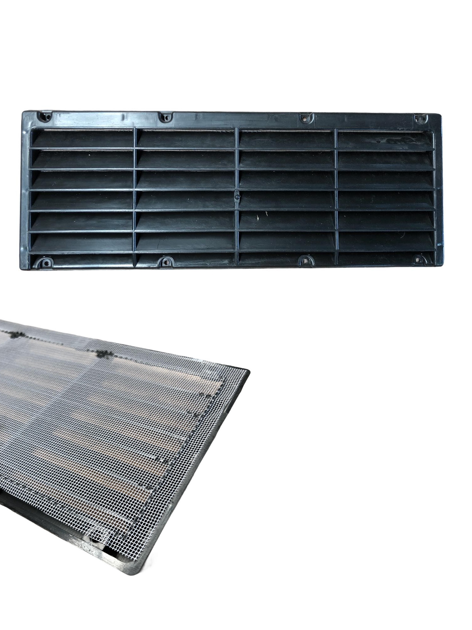 Koelkastrooster MPK  Zwart 36.5x13.7cm