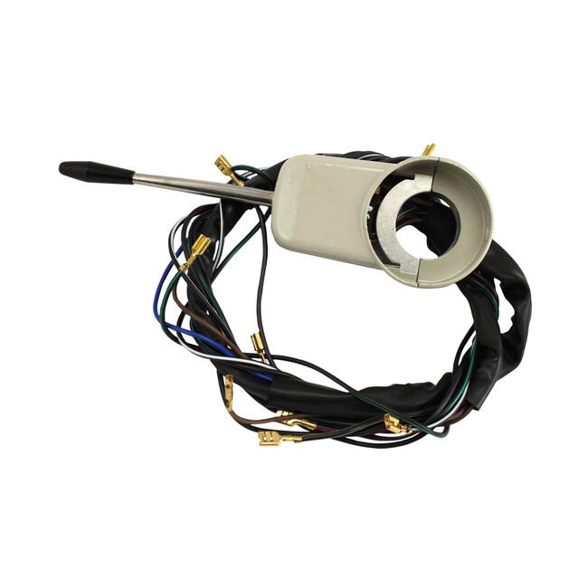 Richtingaangever schakelaar zilver beige. Bus 8/1965 T/M 7/1967 211953513E