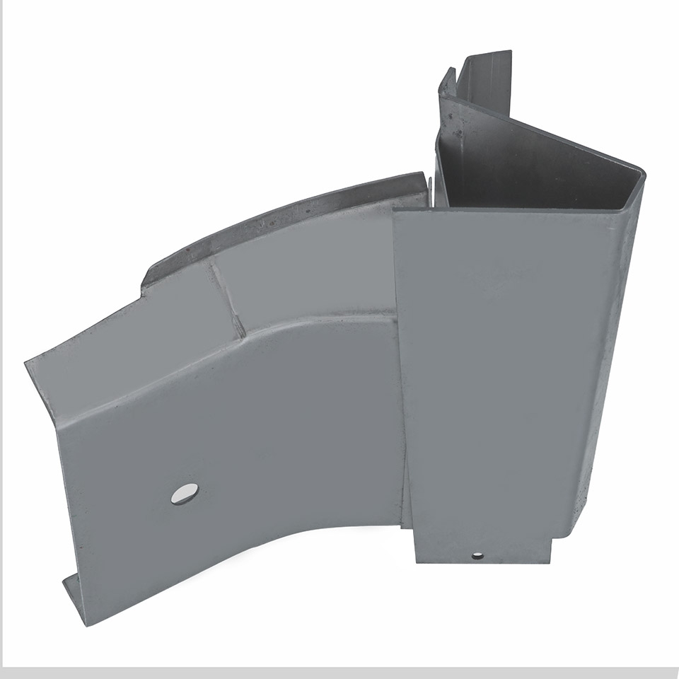 A-stijl reparatiedeel onderzijde (20cm) Rechts T2 tm 07/72