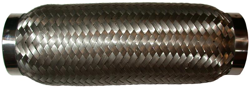 Flexibel uitlaatdeel, 63x250 mm, RVS