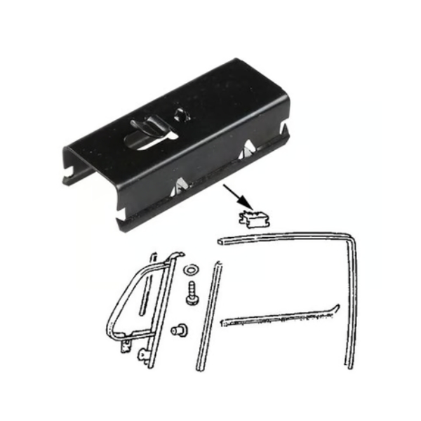 Ruitkanaal bevestigingsclip per stuk 111837361