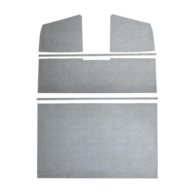 Hemelpanelen vooraan, T1 dubbelcabine, grijs PVC, per paar 265867515 + 265867516