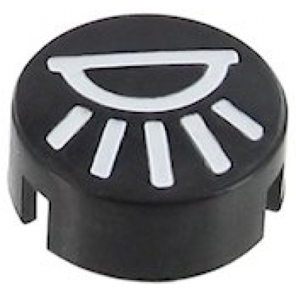 Kapje binnenverlichting knop. Bus 8/1967 T/M 7/1974 211941543C
