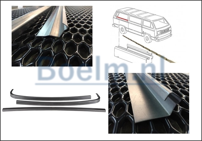 Plaatwerk dakgoot / ruitsponning