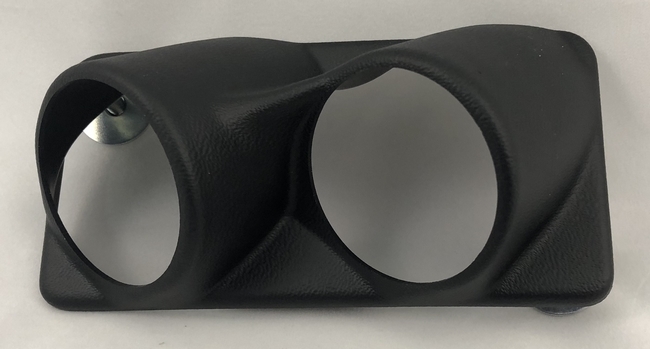 Instrumenten houder ZWART dubbel voor 52MM klokjes