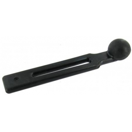 Achterbank bevestiging rubber zwart (per stuk). Karmann Ghia 8/1965 T/M 7/1967 141885585