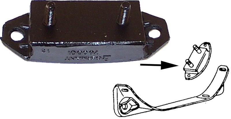 Ophanging versnelling Kever, achter, heavy duty 111301263B