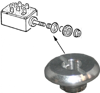 M10 rosetmoer: (M10x1) voor dashboardschakelaar 11941515