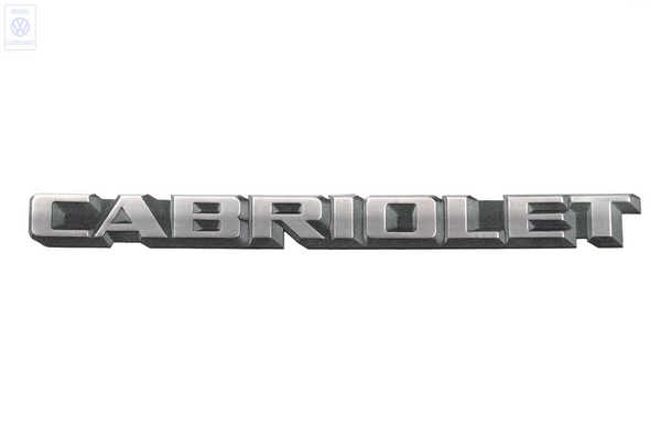 Achterklep logo Golf 1 Cabriolet USA 155853687B