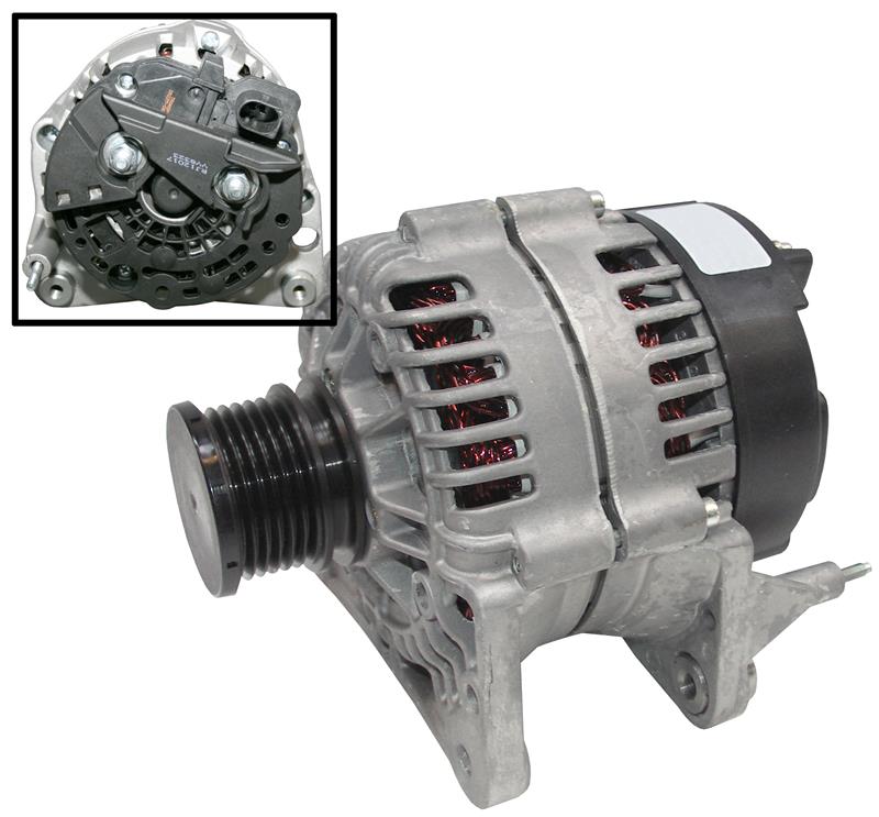 Dynamo, 90 Amp met vrijlooppoelie