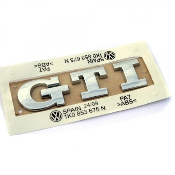 Origineel GTI embleem achterklep Golf 5 en 6 1K0853675BJ 