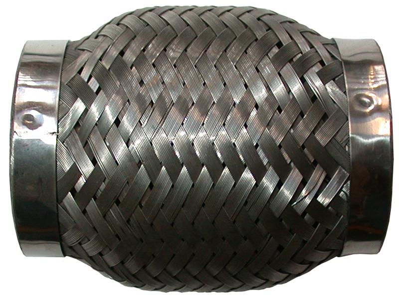 Flexibel uitlaatdeel, 51x100 mm, RVS