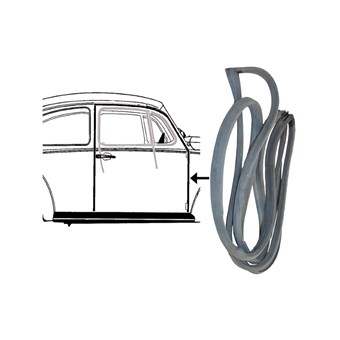 Deurrubber Kever 66-86, rechts, B-keus 111831722D