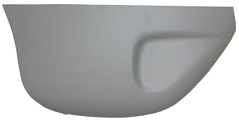 Achterspatbord onderzijde zijkant links achter