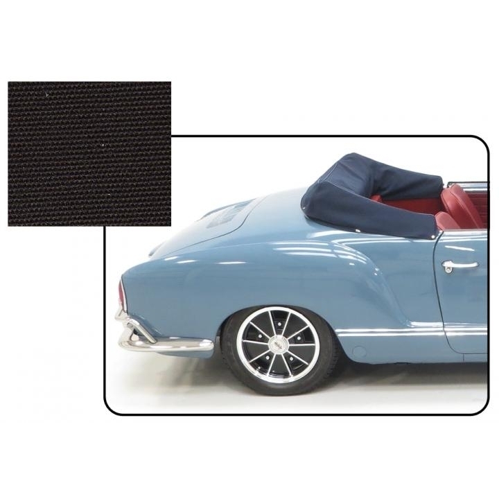 Cabriokap beschermhoes canvas. Karmann Ghia cabriolet 8/1957 T/M 7/1969 brown 