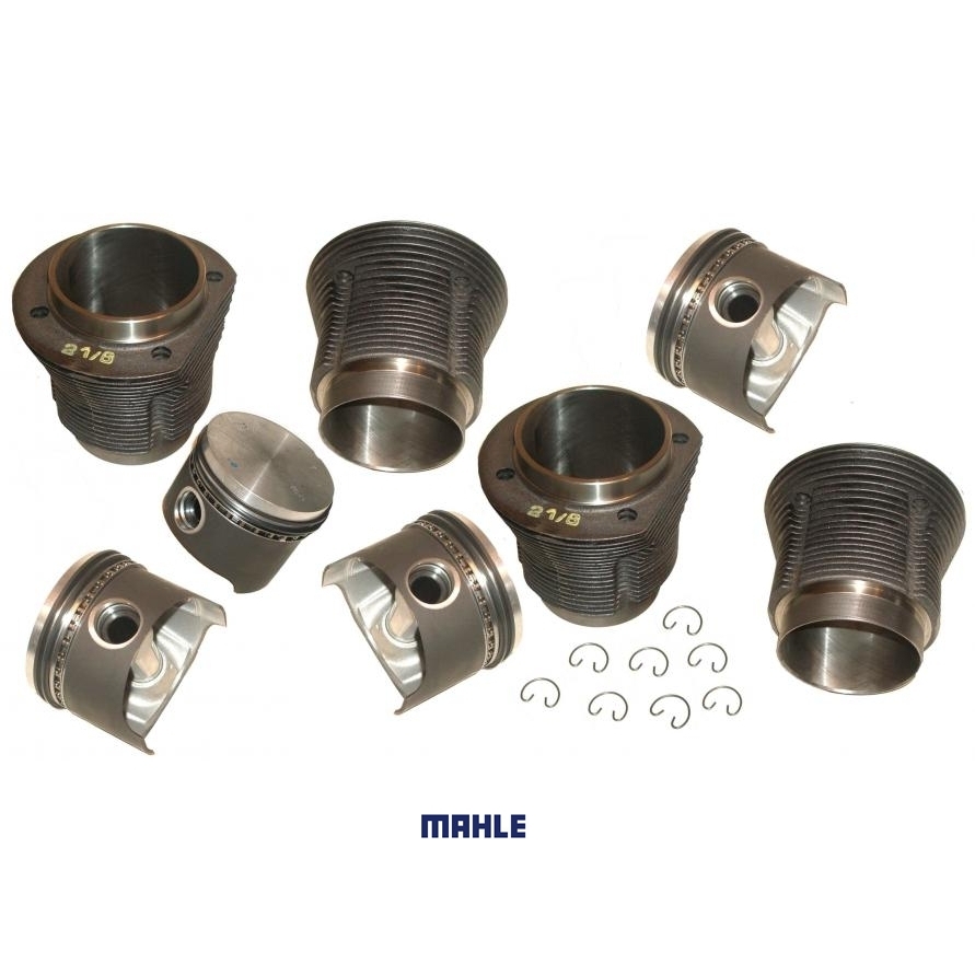 Cilinder/zuigerset 1585 cc (1600) gesmeed. Type 1 / Type 3 / CT/CZ boring 85.5mm slag 69mm. carter 90mm kop 94mm 311198069FF