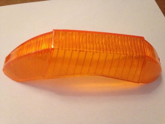 Gebruikte oranje lens richtingaangever voor Type 3 (short nose) 311953157J 