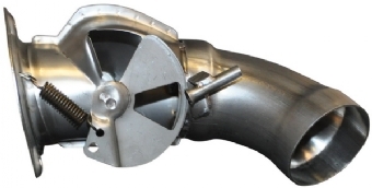 Kachelpot/ warmtewisselaar bedieningsbox El-engine, RVS, rechts, SSI 91121101400