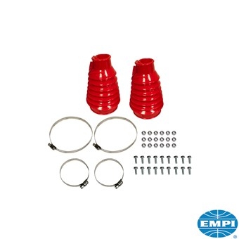 Ashoesset met toebehoren, Deluxe, achterzijde, voor pendelas, rood, 2 stuks