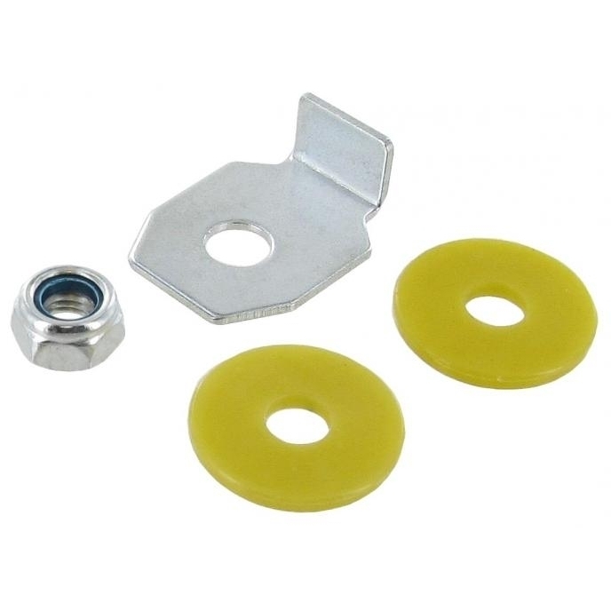 Verwarmingshendel montage set per hendel 4 delig. Kever 8/1964 en later. Karmann Ghia 8/1964 en later. Type 3 8/1966 en later. Kübel 2/1974 en later 111711749A,131711665,311101463