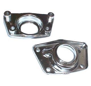 Torsiestaaf deksel chroom (per paar) 