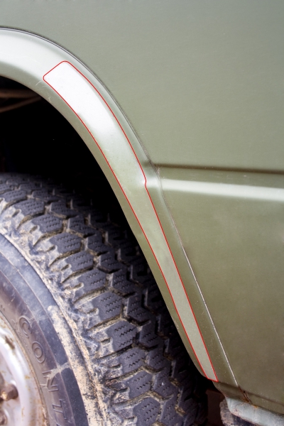 Steenslag beschermingsfolie T3 achter (transparant)