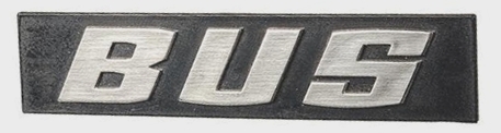 Achterklep embleem "BUS". T25/T3 bus 255853689