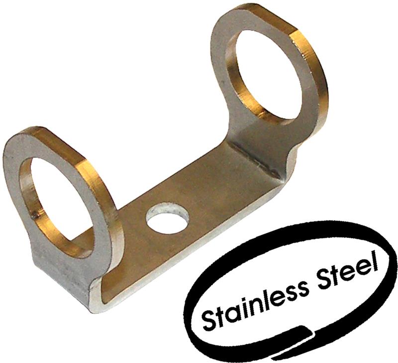 RVS montagebeugel voor olieslang