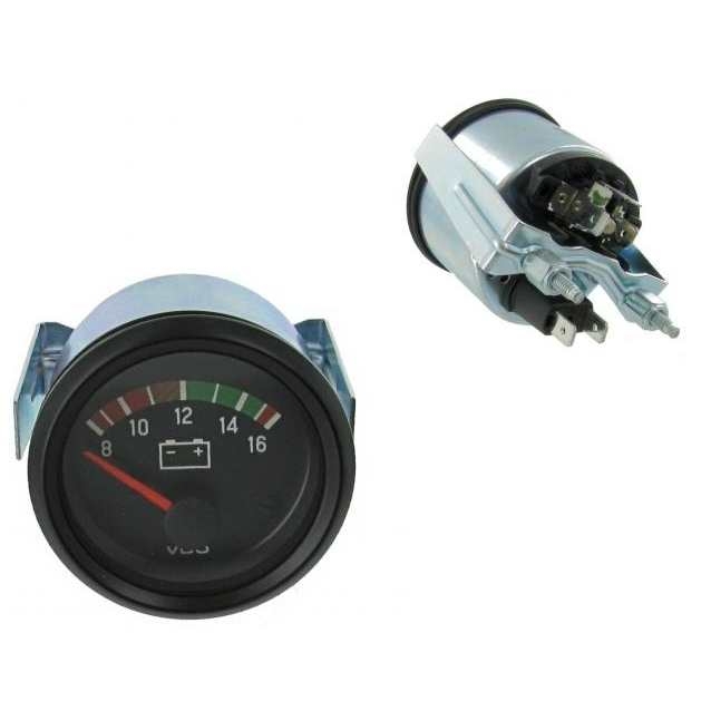 Voltmeter, 8-16 Volt, VDO 52mm