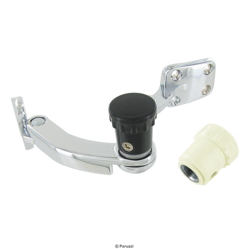 Pop-out slot met ivoor en zwarte  knop rechts 113847080