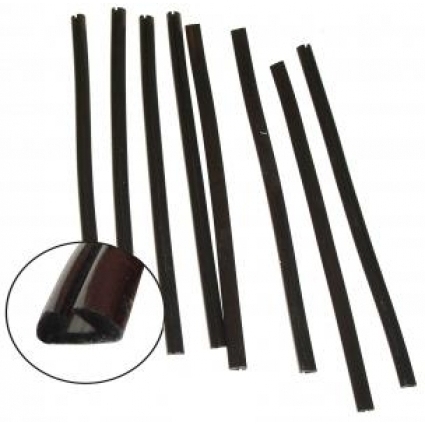 Bumper rozet beschermrubbers (voor + achter) 8 stuks Karmann Ghia T/M 7/1971 141707241A