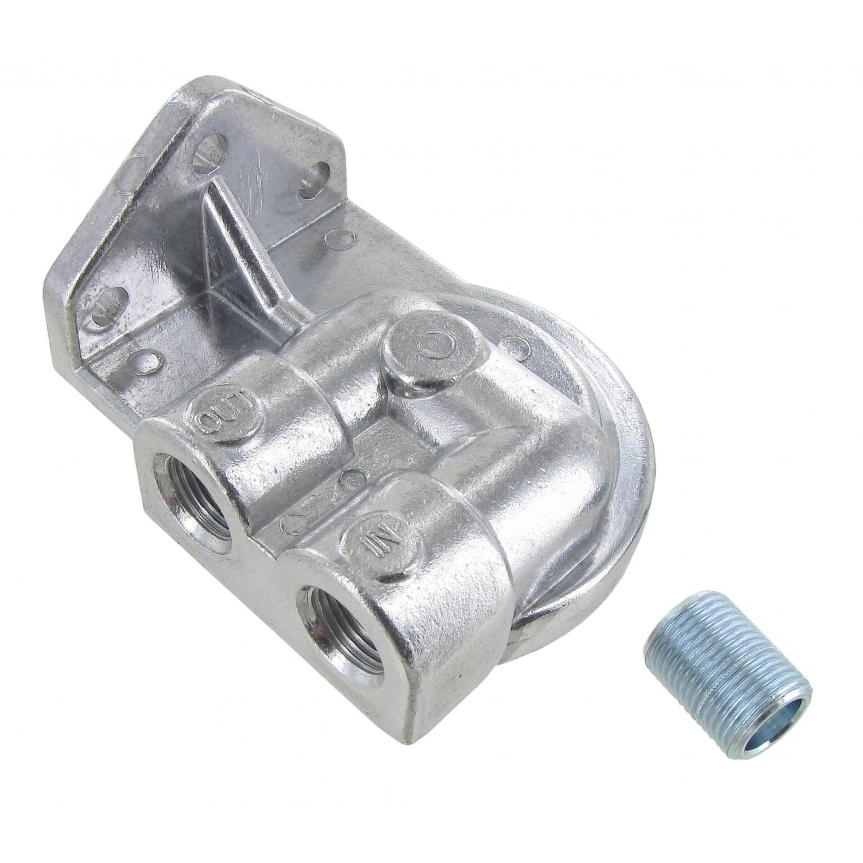 Oliefilter steun (olie aansluitingen links). 