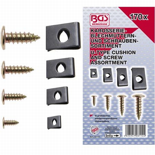 Assortiment parkers en speednuts 170 delig (BGS8114)