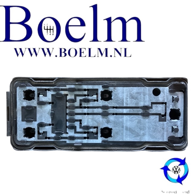 Gebruikte grondplaat / binnenwerk achterlicht T3 links Hella 215945257