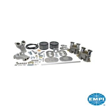 Deluxe Carburateur set dual D, 36 mm, naar 1776 cc, met spruitstukken en luchtfilters etc