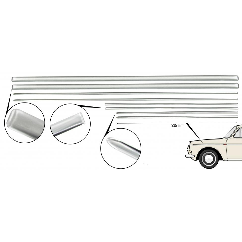 Sierstrip set. Type 3 8/1966 T/M 7/1969 (alleen europese modellen) 