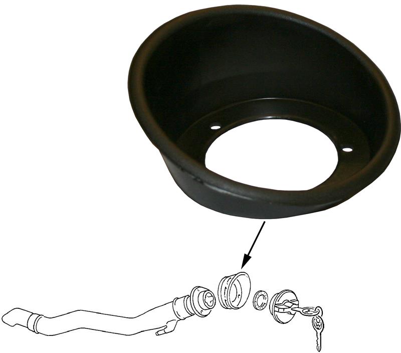 Brandstofvulpijp afwerking T25 / T3 bus 25120111701C