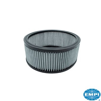 Luchtfilter element, ovaal, 3 6,35mm hoog. Past op Empi No. 47-0630-0, 47-0635-0, 47-0636-0 en 47-0637-0